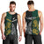 Personalised South Africa and New Zealand Men Tank Top King Protea and Silver Fern Mix Culture Pattern LT03 - Polynesian Pride