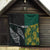 Personalised South Africa and New Zealand Quilt King Protea and Silver Fern Mix Culture Pattern LT03 - Polynesian Pride