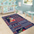 Hawaii Mele Kalikimaka Area Rug Aloha and Christmas Elements Patchwork Blue Style LT03 - Polynesian Pride