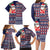 Hawaii Mele Kalikimaka Family Matching Long Sleeve Bodycon Dress and Hawaiian Shirt Aloha and Christmas Elements Patchwork Blue Style LT03 - Polynesian Pride