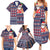 Hawaii Mele Kalikimaka Family Matching Summer Maxi Dress and Hawaiian Shirt Aloha and Christmas Elements Patchwork Blue Style LT03 - Polynesian Pride