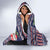 Hawaii Mele Kalikimaka Hooded Blanket Aloha and Christmas Elements Patchwork Blue Style LT03 - Polynesian Pride