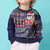 Hawaii Mele Kalikimaka Kid Ugly Christmas Sweater Aloha and Christmas Elements Patchwork Blue Style LT03 - Polynesian Pride