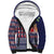 Hawaii Mele Kalikimaka Sherpa Hoodie Aloha and Christmas Elements Patchwork Blue Style LT03 Unisex Blue - Polynesian Pride