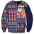 Hawaii Mele Kalikimaka Sweatshirt Aloha and Christmas Elements Patchwork Blue Style LT03 Unisex Blue - Polynesian Pride