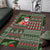 Hawaii Mele Kalikimaka Area Rug Aloha and Christmas Elements Patchwork Green Style LT03 Green - Polynesian Pride