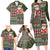 Hawaii Mele Kalikimaka Family Matching Long Sleeve Bodycon Dress and Hawaiian Shirt Aloha and Christmas Elements Patchwork Green Style LT03 - Polynesian Pride