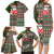 Hawaii Mele Kalikimaka Family Matching Long Sleeve Bodycon Dress and Hawaiian Shirt Aloha and Christmas Elements Patchwork Green Style LT03 - Polynesian Pride