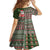 Hawaii Mele Kalikimaka Family Matching Off Shoulder Long Sleeve Dress and Hawaiian Shirt Aloha and Christmas Elements Patchwork Green Style LT03 - Polynesian Pride