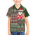 Hawaii Mele Kalikimaka Family Matching Off Shoulder Short Dress and Hawaiian Shirt Aloha and Christmas Elements Patchwork Green Style LT03 Son's Shirt Green - Polynesian Pride