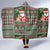 Hawaii Mele Kalikimaka Hooded Blanket Aloha and Christmas Elements Patchwork Green Style LT03 - Polynesian Pride