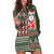 Hawaii Mele Kalikimaka Hoodie Dress Aloha and Christmas Elements Patchwork Green Style LT03 Green - Polynesian Pride