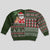 Hawaii Mele Kalikimaka Kid Ugly Christmas Sweater Aloha and Christmas Elements Patchwork Green Style LT03 - Polynesian Pride