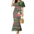 Hawaii Mele Kalikimaka Mermaid Dress Aloha and Christmas Elements Patchwork Green Style LT03 Women Green - Polynesian Pride