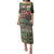 Hawaii Mele Kalikimaka Puletasi Aloha and Christmas Elements Patchwork Green Style LT03 Long Dress Green - Polynesian Pride