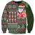 Hawaii Mele Kalikimaka Sweatshirt Aloha and Christmas Elements Patchwork Green Style LT03 Unisex Green - Polynesian Pride