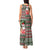 Hawaii Mele Kalikimaka Tank Maxi Dress Aloha and Christmas Elements Patchwork Green Style LT03 - Polynesian Pride