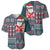 Hawaii Mele Kalikimaka Baseball Jersey Aloha and Christmas Elements Patchwork Turquoise Style LT03 - Polynesian Pride