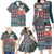 Hawaii Mele Kalikimaka Family Matching Long Sleeve Bodycon Dress and Hawaiian Shirt Aloha and Christmas Elements Patchwork Turquoise Style LT03 - Polynesian Pride