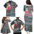 Hawaii Mele Kalikimaka Family Matching Puletasi Dress and Hawaiian Shirt Aloha and Christmas Elements Patchwork Turquoise Style LT03 - Polynesian Pride