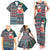 Hawaii Mele Kalikimaka Family Matching Tank Maxi Dress and Hawaiian Shirt Aloha and Christmas Elements Patchwork Turquoise Style LT03 - Polynesian Pride