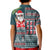 Hawaii Mele Kalikimaka Kid Polo Shirt Aloha and Christmas Elements Patchwork Turquoise Style LT03 - Polynesian Pride