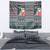 Hawaii Mele Kalikimaka Tapestry Aloha and Christmas Elements Patchwork Turquoise Style LT03 - Polynesian Pride