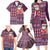 Hawaii Mele Kalikimaka Family Matching Long Sleeve Bodycon Dress and Hawaiian Shirt Aloha and Christmas Elements Patchwork Pink Style LT03 - Polynesian Pride