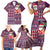 Hawaii Mele Kalikimaka Family Matching Short Sleeve Bodycon Dress and Hawaiian Shirt Aloha and Christmas Elements Patchwork Pink Style LT03 - Polynesian Pride