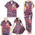 Hawaii Mele Kalikimaka Family Matching Tank Maxi Dress and Hawaiian Shirt Aloha and Christmas Elements Patchwork Pink Style LT03 - Polynesian Pride