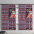 Hawaii Mele Kalikimaka Window Curtain Aloha and Christmas Elements Patchwork Pink Style LT03 With Hooks Pink - Polynesian Pride