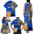 Personalised Nauru Independence Day Family Matching Tank Maxi Dress and Hawaiian Shirt Nauruan Tribal Flag Style LT03 - Polynesian Pride