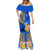 Personalised Nauru Independence Day Mermaid Dress Nauruan Tribal Flag Style LT03 - Polynesian Pride