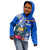 Personalised Nauru Coat of Arms Kid Hoodie Tropical Flower Polynesian Pattern LT03 - Polynesian Pride