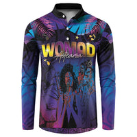 Aotearoa Arts Festival 2025 Button Sweatshirt Maori Music Art Dance - Rhythmic Vibes LT03 Black - Polynesian Pride