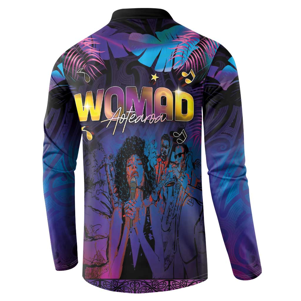 Aotearoa Arts Festival 2025 Button Sweatshirt Maori Music Art Dance - Rhythmic Vibes LT03 - Polynesian Pride