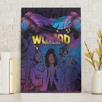 Aotearoa Arts Festival 2025 Canvas Wall Art Maori Music Art Dance - Rhythmic Vibes LT03 Without Frame Black - Polynesian Pride