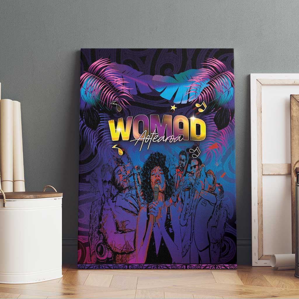 Aotearoa Arts Festival 2025 Canvas Wall Art Maori Music Art Dance - Rhythmic Vibes LT03 - Polynesian Pride