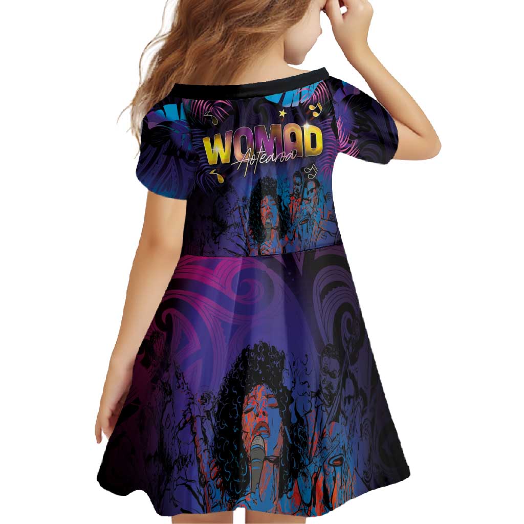 Aotearoa Arts Festival 2025 Family Matching Short Sleeve Bodycon Dress and Hawaiian Shirt Maori Music Art Dance - Rhythmic Vibes