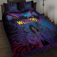 Aotearoa Arts Festival 2025 Quilt Bed Set Maori Music Art Dance - Rhythmic Vibes LT03 Black - Polynesian Pride