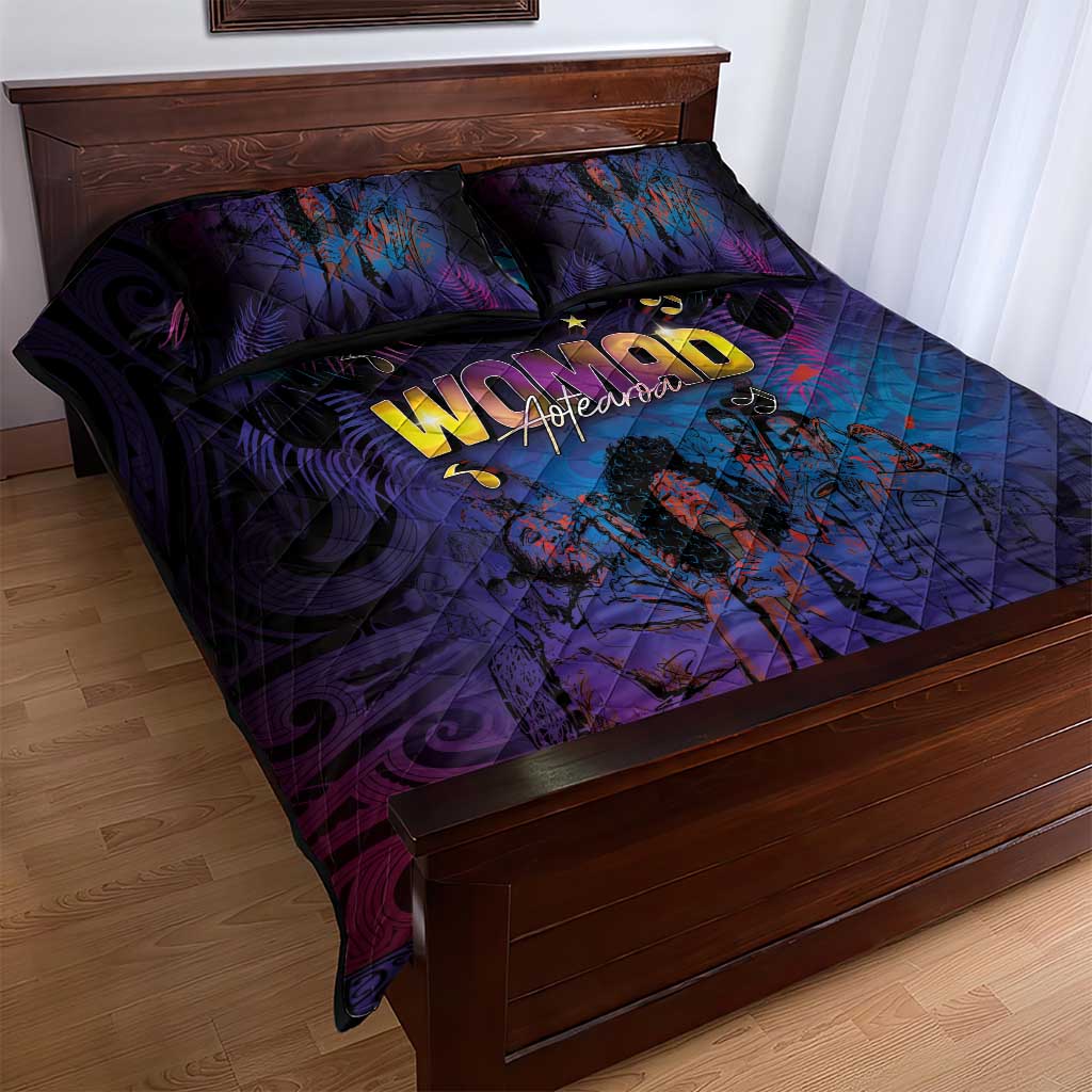 Aotearoa Arts Festival 2025 Quilt Bed Set Maori Music Art Dance - Rhythmic Vibes LT03 - Polynesian Pride