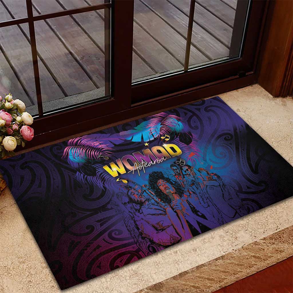 Aotearoa Arts Festival 2025 Rubber Doormat Maori Music Art Dance - Rhythmic Vibes LT03 - Polynesian Pride
