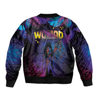 Aotearoa Arts Festival 2025 Sleeve Zip Bomber Jacket Maori Music Art Dance - Rhythmic Vibes