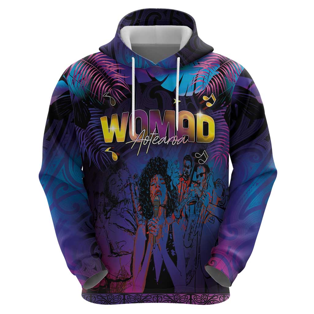 Aotearoa Arts Festival 2025 Zip Hoodie Maori Music Art Dance - Rhythmic Vibes