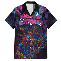 Aotearoa Arts Festival 2025 Family Matching Off Shoulder Short Dress and Hawaiian Shirt Maori Performing Art and Music - Rhythmic Vibes