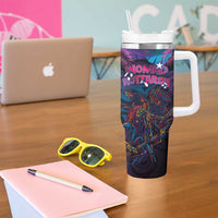 Aotearoa Arts Festival 2025 Tumbler With Handle Maori Performing Art and Music - Rhythmic Vibes