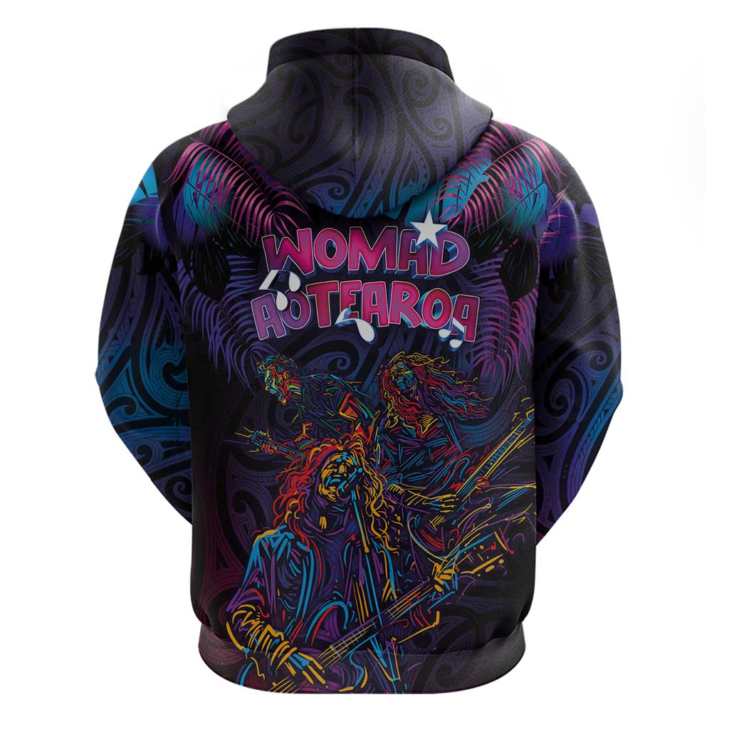 Aotearoa Arts Festival 2025 Zip Hoodie Maori Performing Art and Music - Rhythmic Vibes