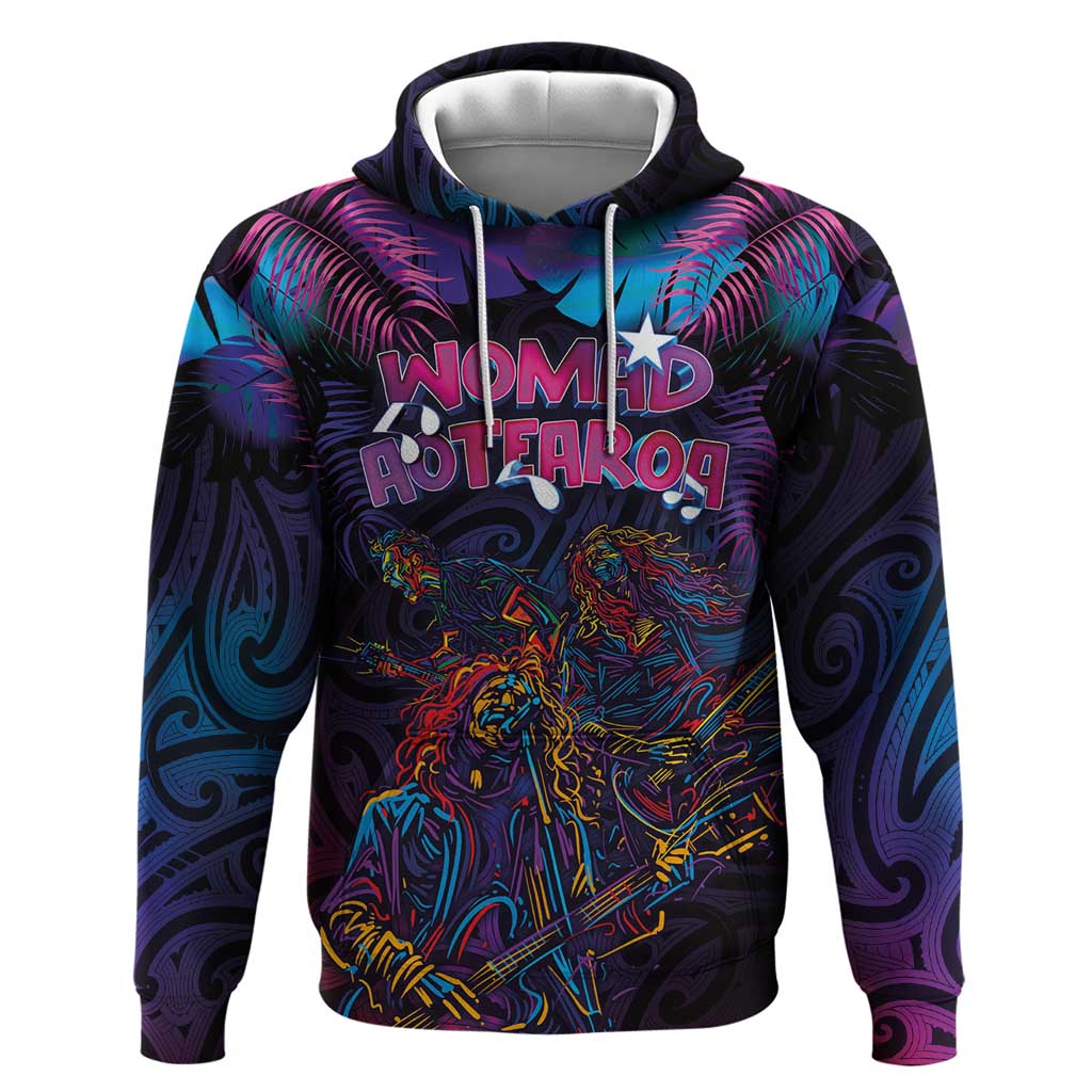 Aotearoa Arts Festival 2025 Zip Hoodie Maori Performing Art and Music - Rhythmic Vibes