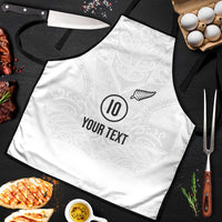 Custom New Zealand Football Apron The Whites-Sporty T90 Style - Polynesian Pride