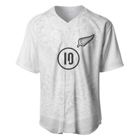 Custom New Zealand Football Baseball Jersey The Whites-Sporty T90 Style - Polynesian Pride